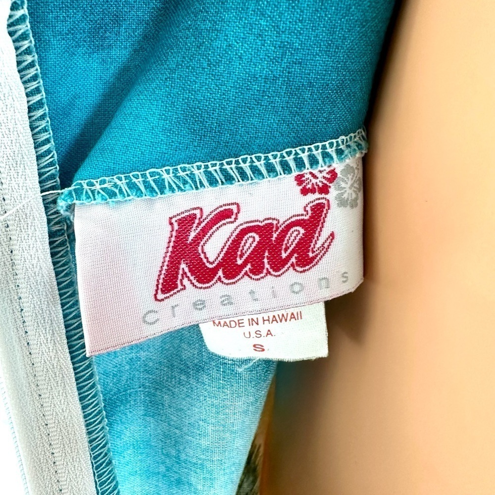 KAD HAWAIIAN Y2K MINI DRESS SUMMER PARTY LIKE NEW WORN ONCE From Hawaii Size S - Picture 7 of 10